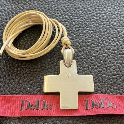 Pomellato Kreuz Pomellato Croce Oro Bianco Ciondolo Croce Greca