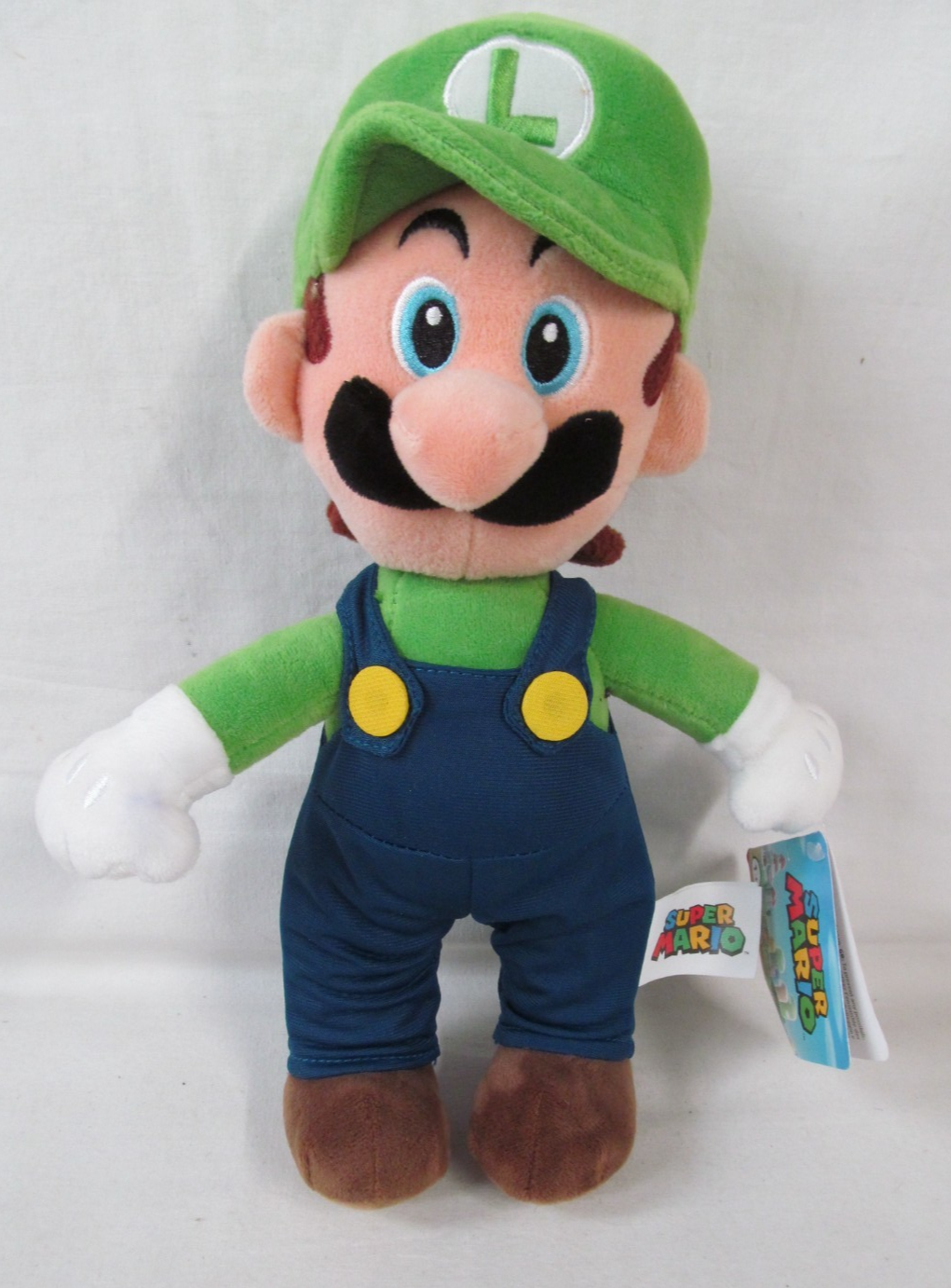 Super Mario "" Luigi "" 13"" Height Plush Soft Toy with Tag New ( other )