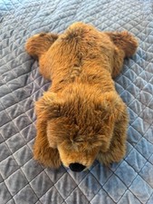 Steiff Urs Brown Bear Lying Down Steiff Plush Stuffed Animal 070037 45cm W/ Tags