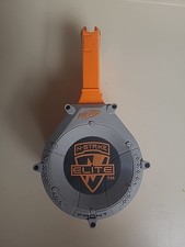 Nerf N-Strike Elite 25 Max Round Ammo Drum Magazine Dart Clip accessory preowned