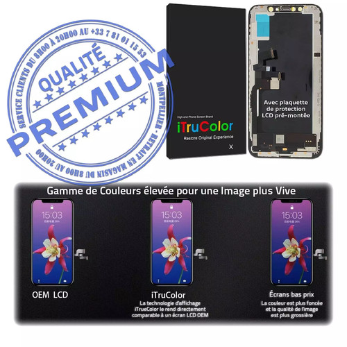 Écran Tactile iPhone XS A1920 In-CELL Qualité PREMIUM Verre Multi-Touch Apple - Photo 3/9