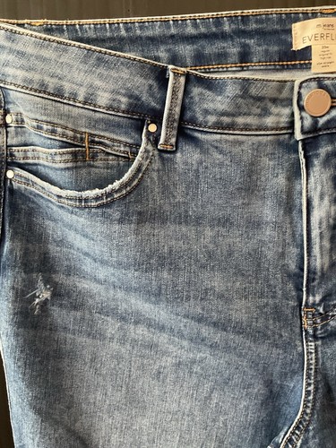 M Jeans By Maurices Damen 20W Slim Short Straight Ankle High Rise Distressed - Bild 8 von 12