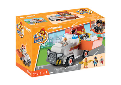 Playmobil 70916 Duck On Call Ambulance Emergency Vehicle 3-5 Year OVP beschädigt