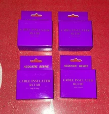 4 Acoustic Revive RCI-3H Cable Insulators -  Made in Japan - HiFi High End Audio