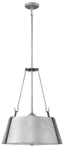 Hinkley Lighting 3395 Brass Cartwright 3-Light 19-1/2"W Pendant - Picture 4 of 4