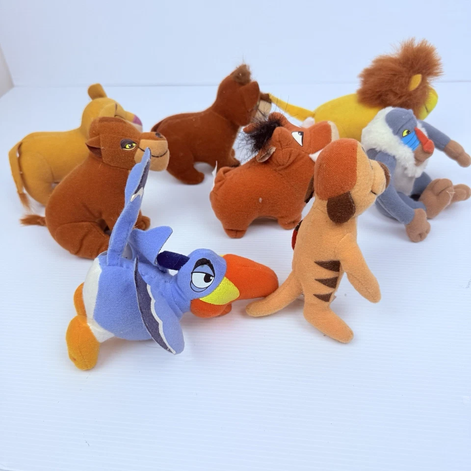 Lion King 2 Disney Plush Animal Simba's Pride Full Set of 8 McDonald's 1998 - image 2 of 4