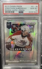 2013-14 Prizm Jonathan Huberdeau Prizm Rookie Auto Prizm Silver PSA 10 /35