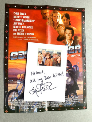 SHEREE J. WILSON ''Easy Rider'' original signed Briefkarte 10x15 Autogramm