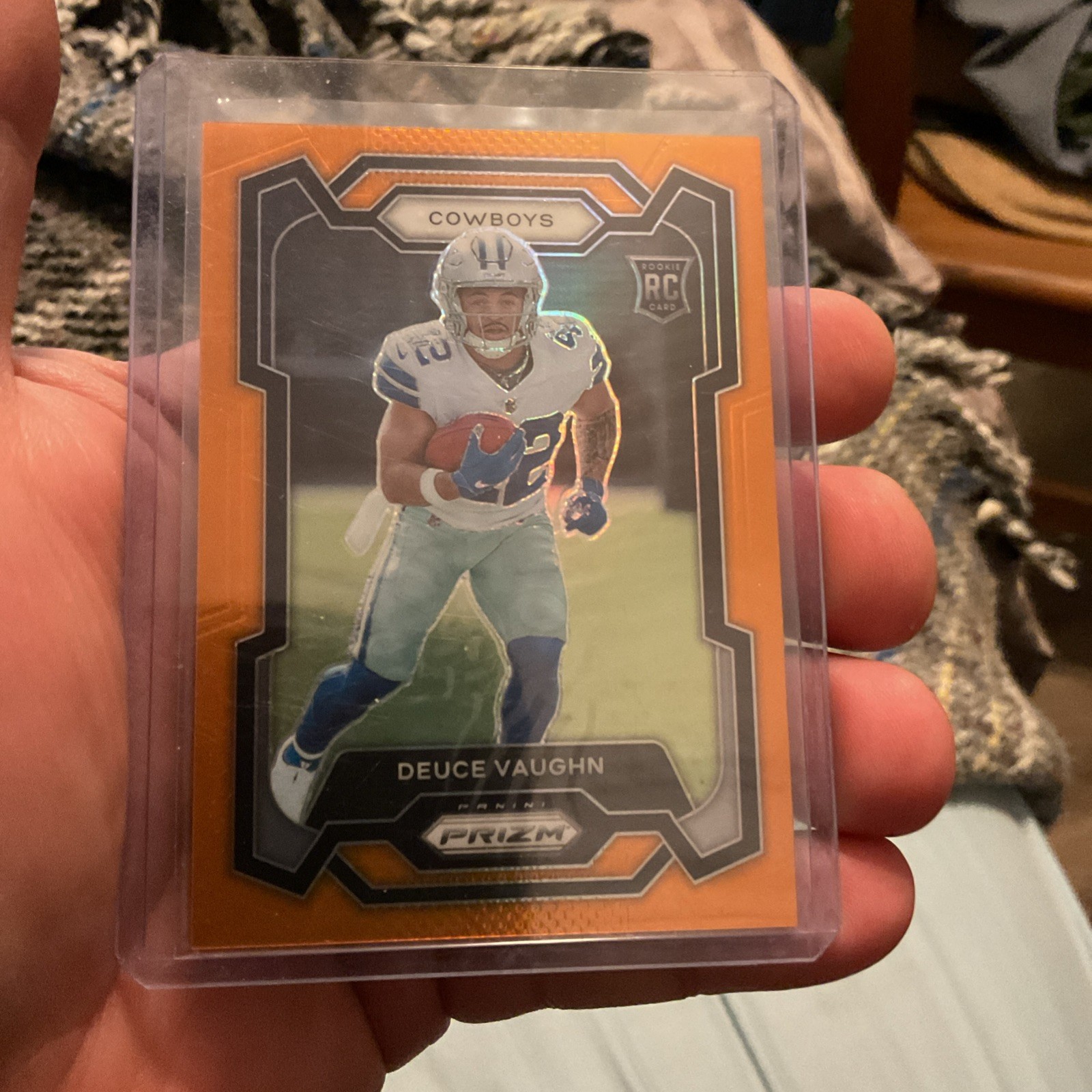 2023 Panini Prizm Orange Prizm Deuce Vaughn  RC Rookie #324 ￼172/249