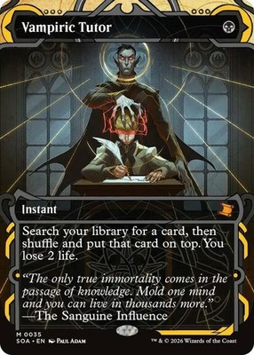 吸血の教示者 ジャッジ褒賞 / Vampiric Tutor foil Vampiric Tutor | Eternal Masters - Japanese | Star City Games