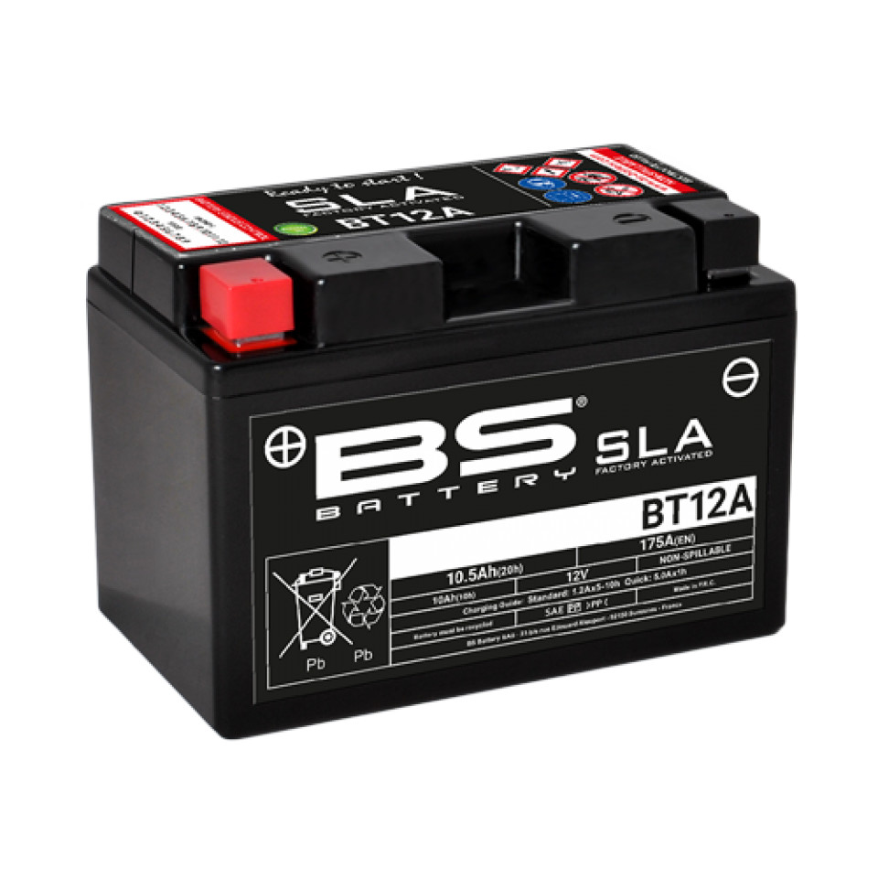 Batterie YT12A BS Battery étanche et pré-activée pour Kymco Downtown 200i - 4