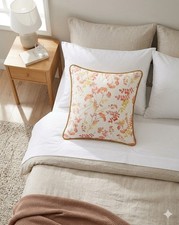 Lauren Ralph Lauren Euro Pillow Sham Floral Rope Cord English Country Cottage