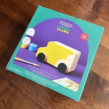 Mondo Llama Paint Your Own Wood Vehicles Kit New/Sealed Art Kids Creativity