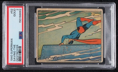 1940 Gum Inc Superman #52 Saving The Destroyer
