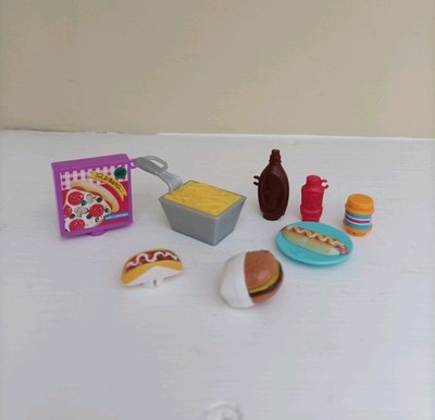 Barbie Fast Food Truck Ersatzteile Hot Dog Burger Taco Pommes Sauce Pizza
