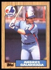 Andres Galarraga 1987 Topps #272 Expos MLB READ FREE SHIPPING AutographDen
