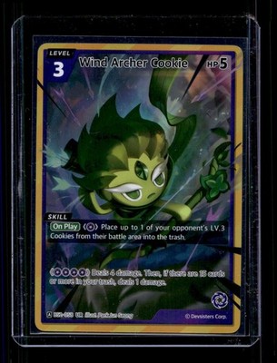 CookieRun Braverse: BRAVE BEGINING TCG Wind Archer COOKIE SUR BS2