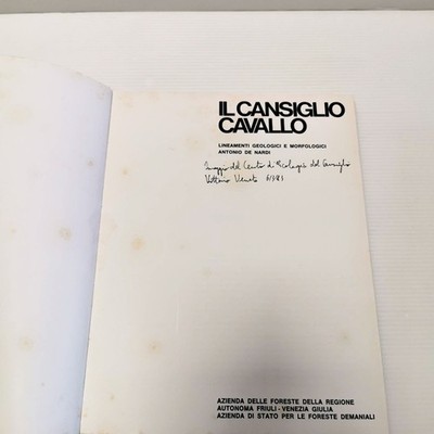 Il Cansiglio Pferd geologische und morphologische Linien / Antonio De Nardi