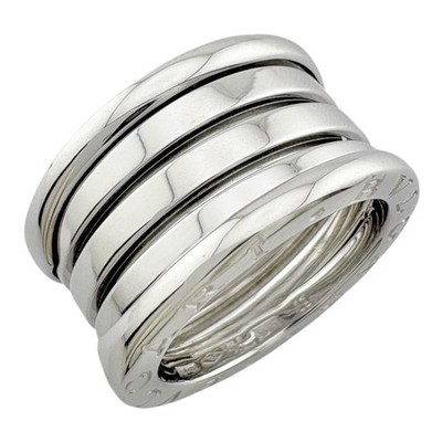 BVLGARI Ring US 4 1/2 EU48 K18 Weißgold B-zero.1 4 Bänder gebraucht