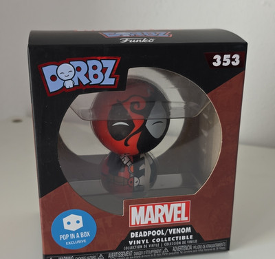 Funko Dorbz Marvel Deadpool Venom Pop in a Box Exclusive Vinylfigur Nr. 353