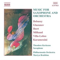 Audio Cd - Theodore Kerkezos: Music For Saxophone And Orchestra - Naxos -D- Neu