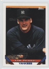 1993 Topps Blank Back Tim Burke #249 0b5