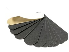180 GRIT Stainless Steel Pedicure File Refill Pads, 60 Count 180 GRIT Black 