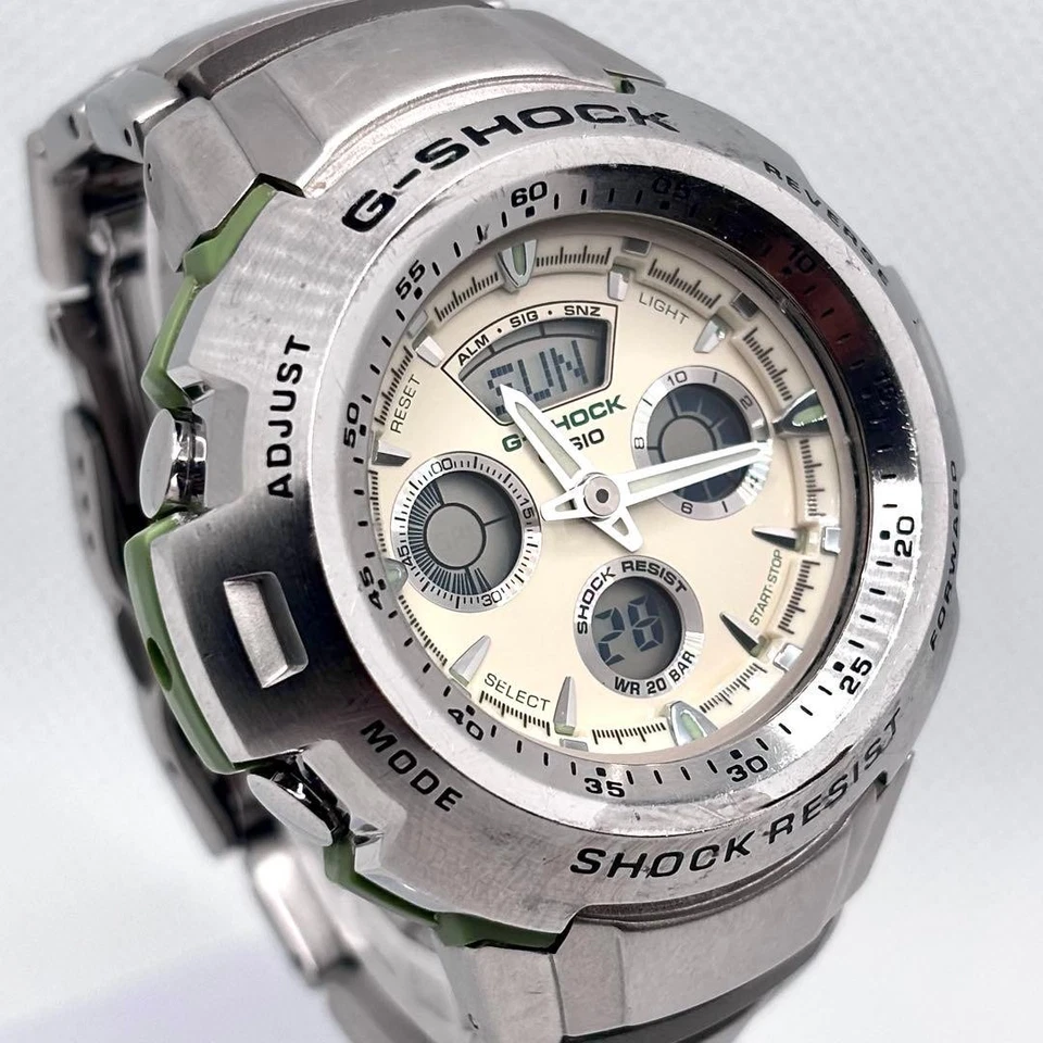 Reloj Casio G SHOCK Gulfmaster GWN 1000GB Radio Solar Onda Japón Titanio Foto 3 de 4