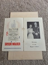 England v Scotland 1949 Football Programme Wembley Vintage Ticket Stub Rare.