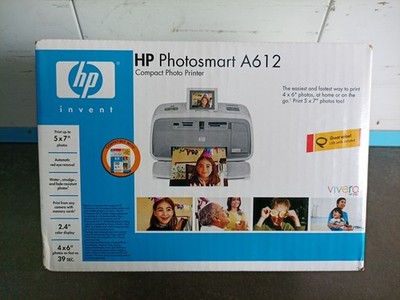 NEW HP Photosmart A612 Portable Inkjet Photo Printer 2.4'' LCD  (SEALED)