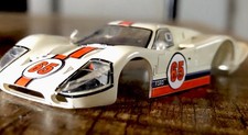 CUSTOM BODY-Tomy AFX Ford gt40 Mk IV-Clear Series Slot car BODY only-Sharp 
