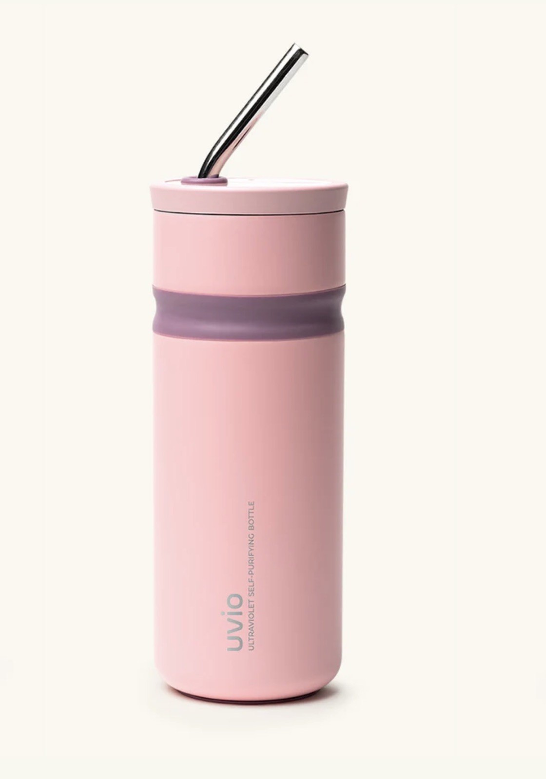 Uvio Self-Purifying Water Bottle - April Blush 