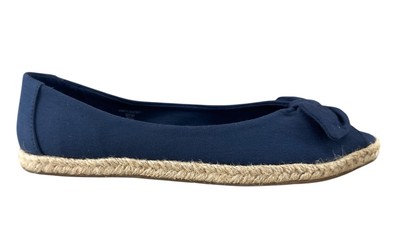 Bay Studio Dewi Women s Flat Slip On Ballerinas Blue Navy Casual Shoes Size 8M