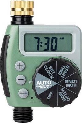 One Outlet Single-Dial Hose Faucet Timer For Garden Watering System 