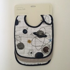 NEW 3 Muslin Classic Bibs Absorbent Multi-layer 100 Cotton Little Unicorn