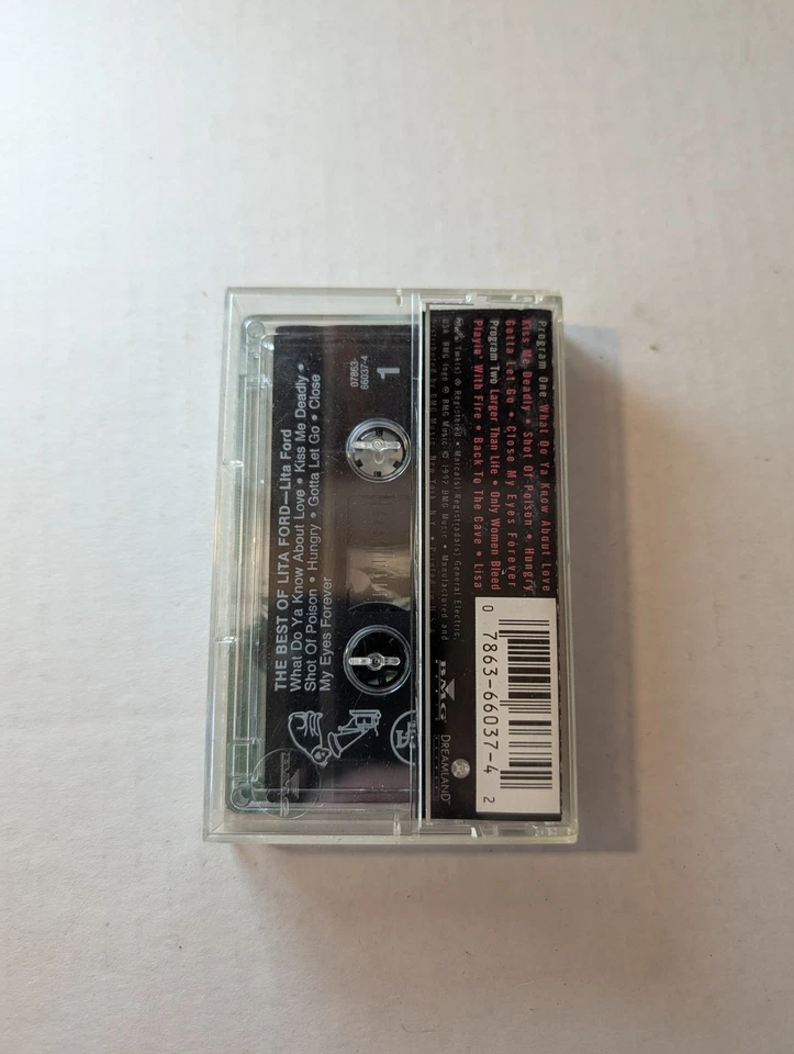 Кассета Lita Ford The Best Of Lita Ford 1992 RCA Dreamland - Изображение 3 из 3