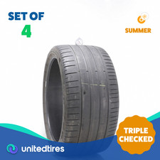 Set Of 4 Used 30530zr21 Pirelli P Zero Pz4 Nf0 Elect 104y - 5-732 18r14