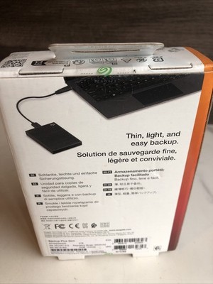 Seagate Backup Plus Slim 2tb Portable External Hard Drive Srd0vn2