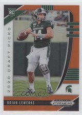 2020 Panini Prizm Draft Picks Rookies Orange Brian Lewerke #142 1u6