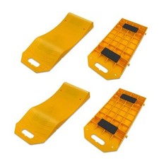 4 Packs Tire Saver Ramps, Non-Slip Prevent Flat Spots Caused by Long Parking,