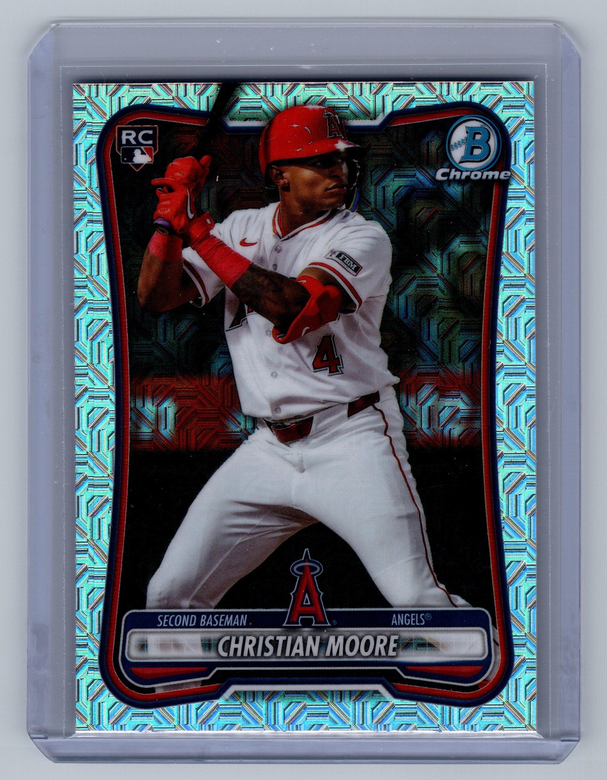 2026 Bowman #99 Christian Moore Chrome Mojo Refractors