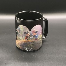 Disney Thomas Kinkade Mickey & Minnie Sweetheart Bridge Morphing Mug — listing 2