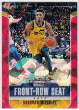 2018-19 Contenders Optic Front Row Seat Red Cracked Ice Prizm DONOVAN MITCHELL