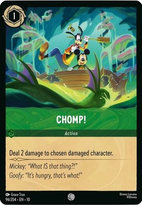 x4 Chomp! - 96/204 - Common Lorcana DLC10 Whispers in the Well M/NM
