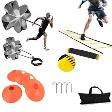Best Agility Ladder, Speed Training, Soccer Training Equipment, 20ft 6 Cones