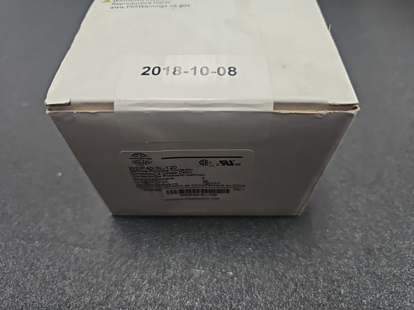 Worldwide Electric WDP40-3L-120 Definite Purpose Contactor
