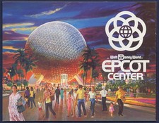 Walt Disney World EPCOT Center Handsome Pre-Opening Guide Book, Unread VF+, 1982