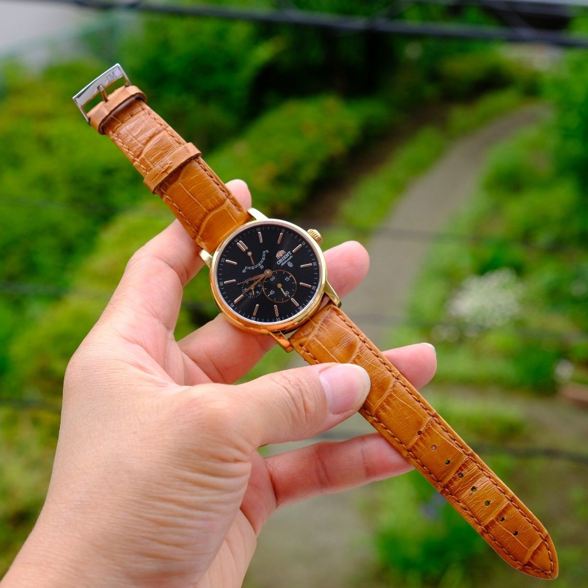 ORIENT Automatic Orient automatic wristwatch gold… - image 9