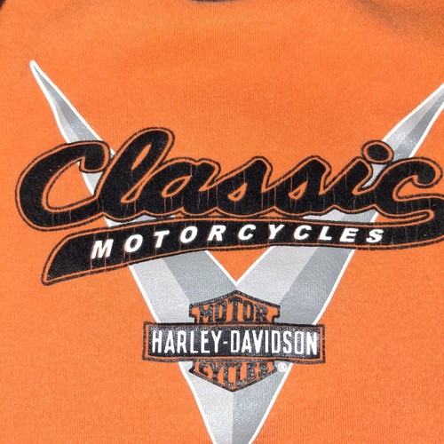 Harley Davidson One Piece Naranja Negro Logo 12m - Imagen 2 de 6