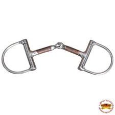 HILASON 5" Western Red Copper Horse Mouth Dee Bit W/ 2.5" Ring